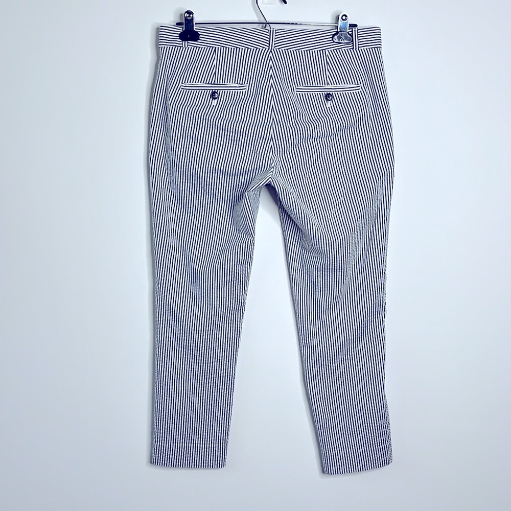 Banana Republic Seersucker Pants Sz 4P - Picture 3 of 10